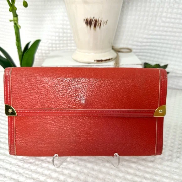 ❤️Louis Vuitton 2005 Taurillon Leather Continental Wallet